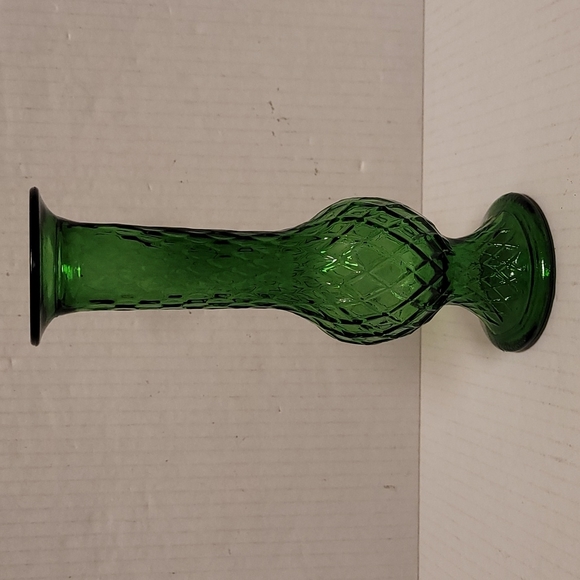 Vintage E.O. Brody Co. Green Glass Bud Vase - Picture 12 of 16